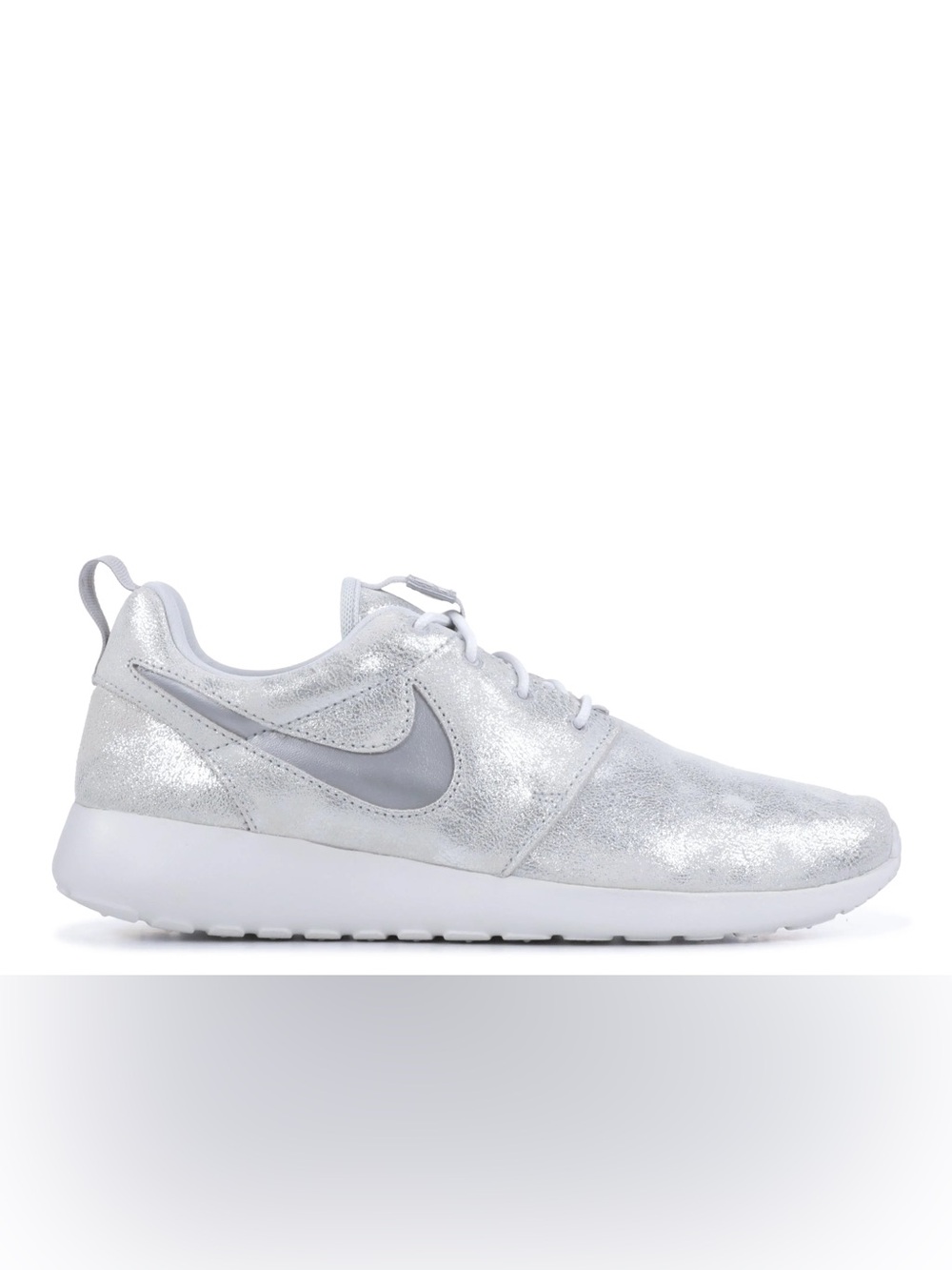 Nike Roshe One Prenium White Metallic Sneakers - Size 8
